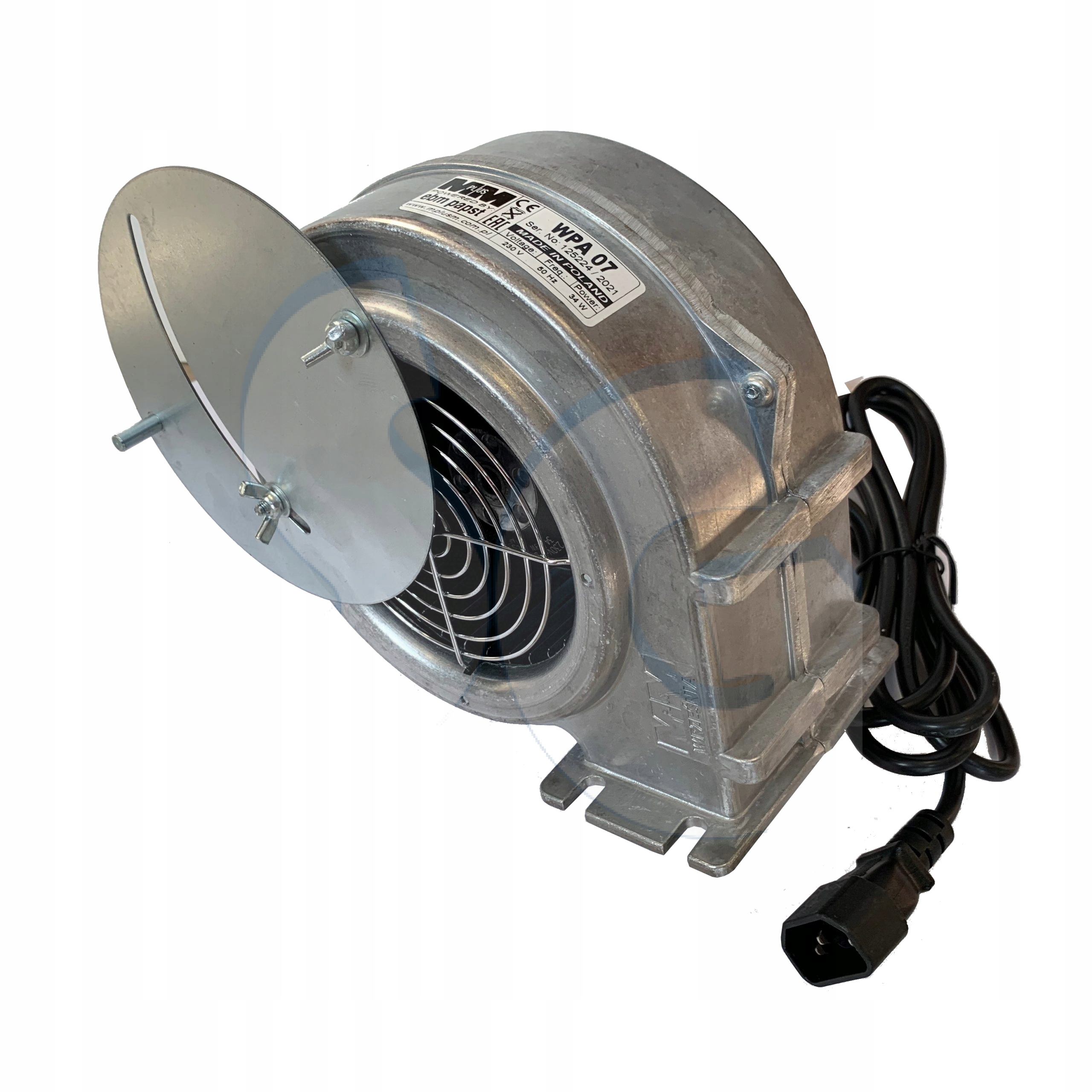 dmuchawa do pieca kotła C.o. WPA07P 34W przysłona
