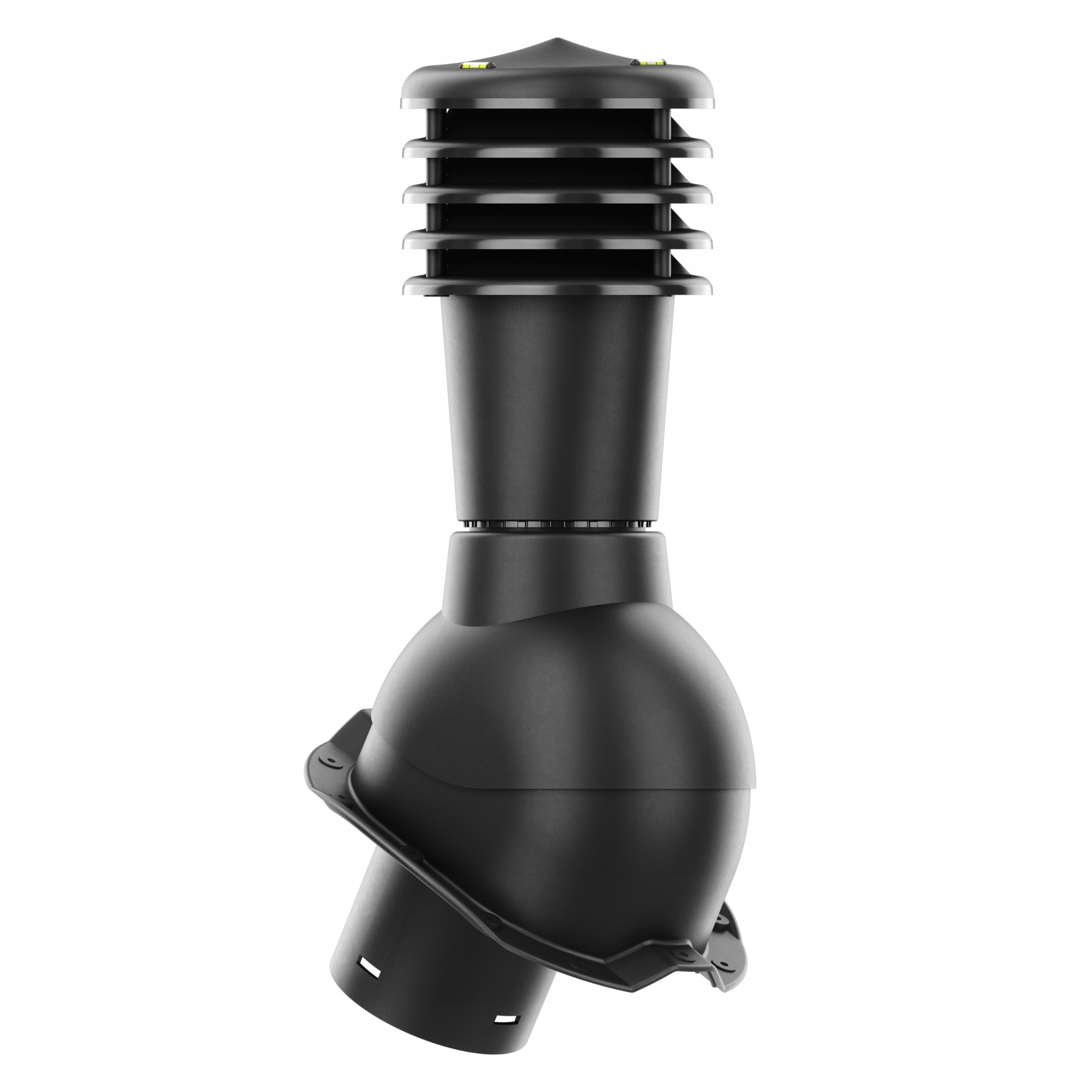 Větrací komín nezateplený Smart fi125 Trapez T18 Černý 9005