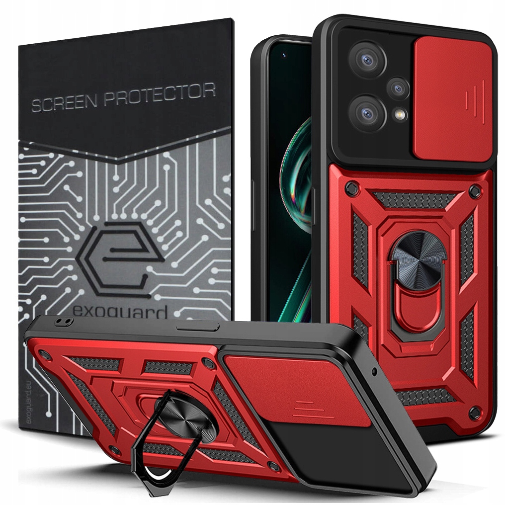 

Obudowa Etui Pancerne+szkło do Realme 9 Pro Plus