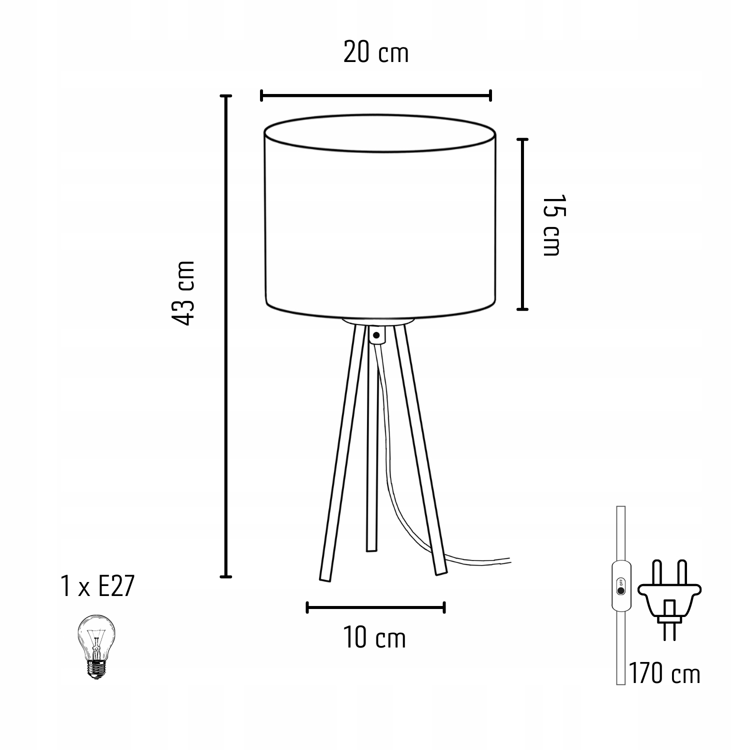 LAMPA NOCNA STOŁOWA BIURKO LED DESIGN GLAMOUR LOFT Marka Skylighting