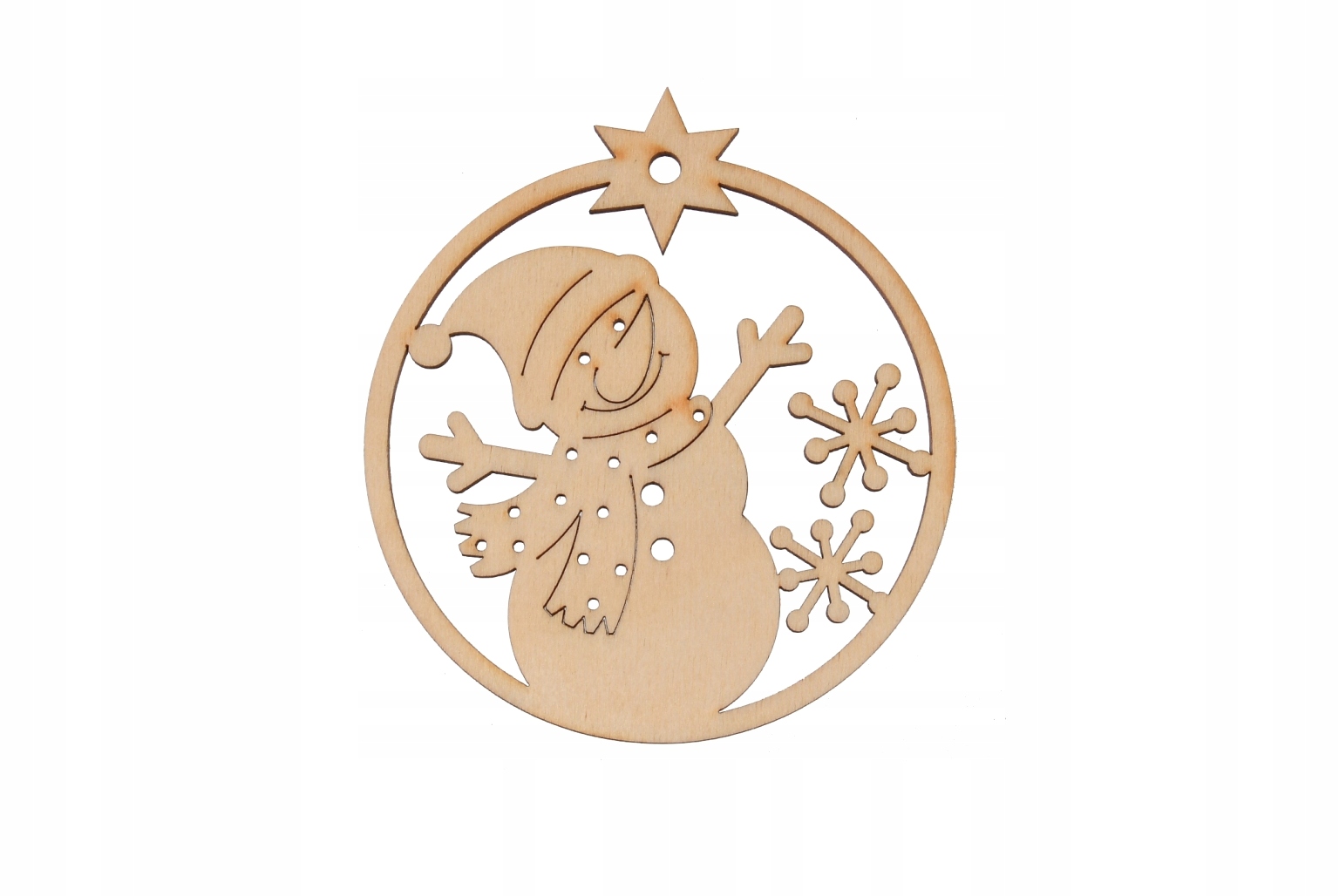 

Bombka Choinkowa Bałwan bałwanek Eko Święta