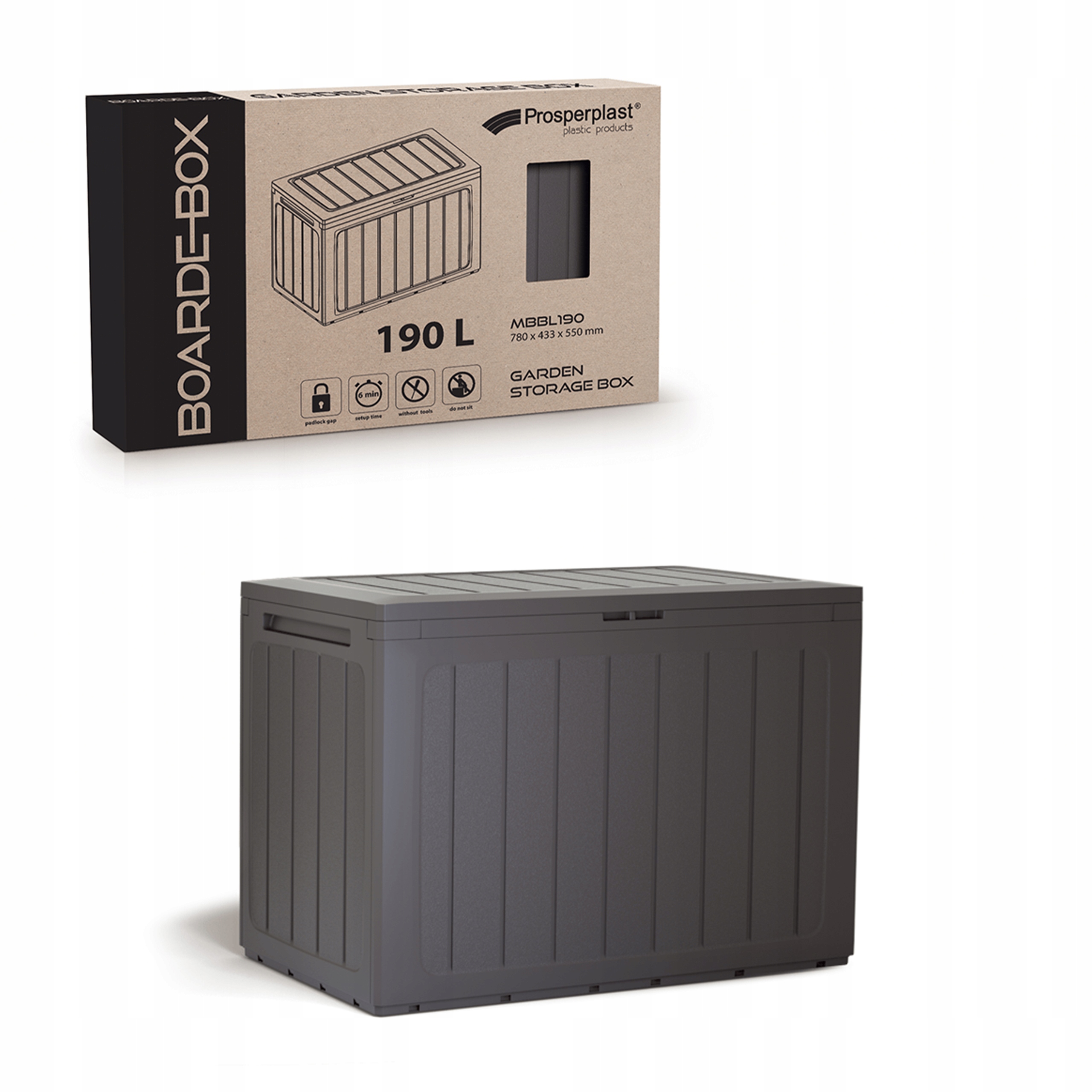 

Skrzynia Ogrodowa Prosperplast [190L] Taras Balkon