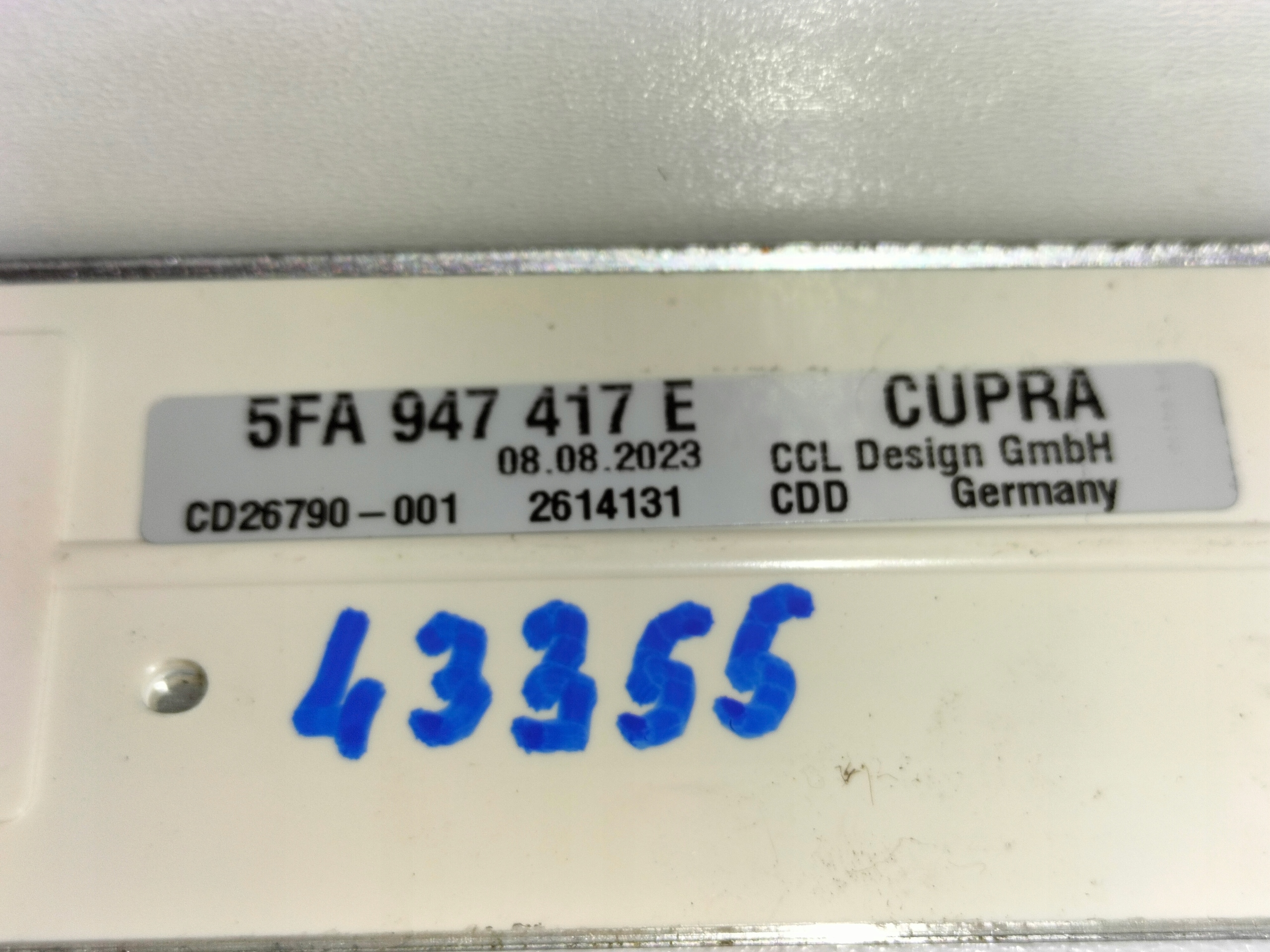 moulding cap threshold front SEAT LEON 4 IV 20- CUPRA