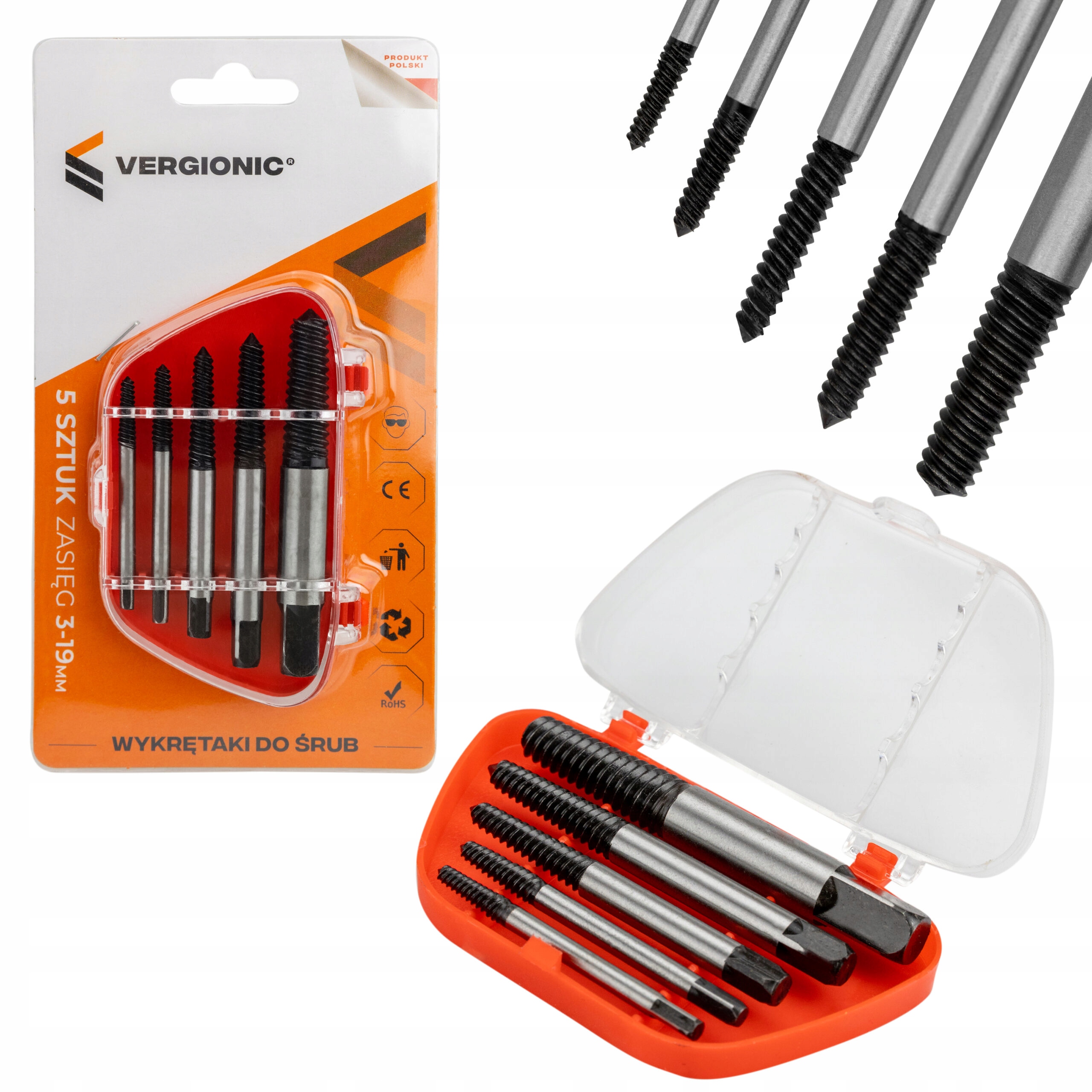 WYKRĘTAKI URWANYCH ZERWANYCH ŚRUB SZPILEK NAKRĘTEK