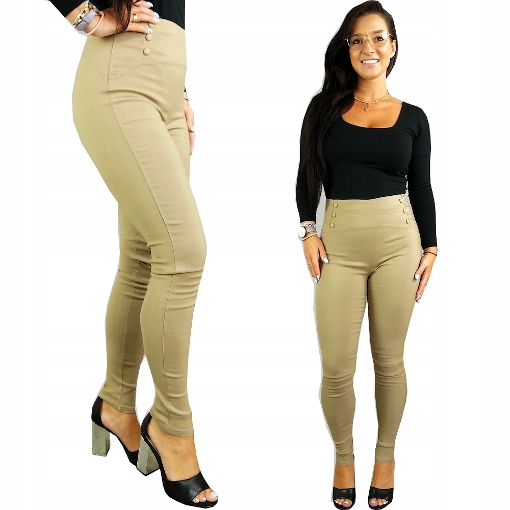 

Spodnie z Wysokim Stanem jeans Modelujące vic L/XL