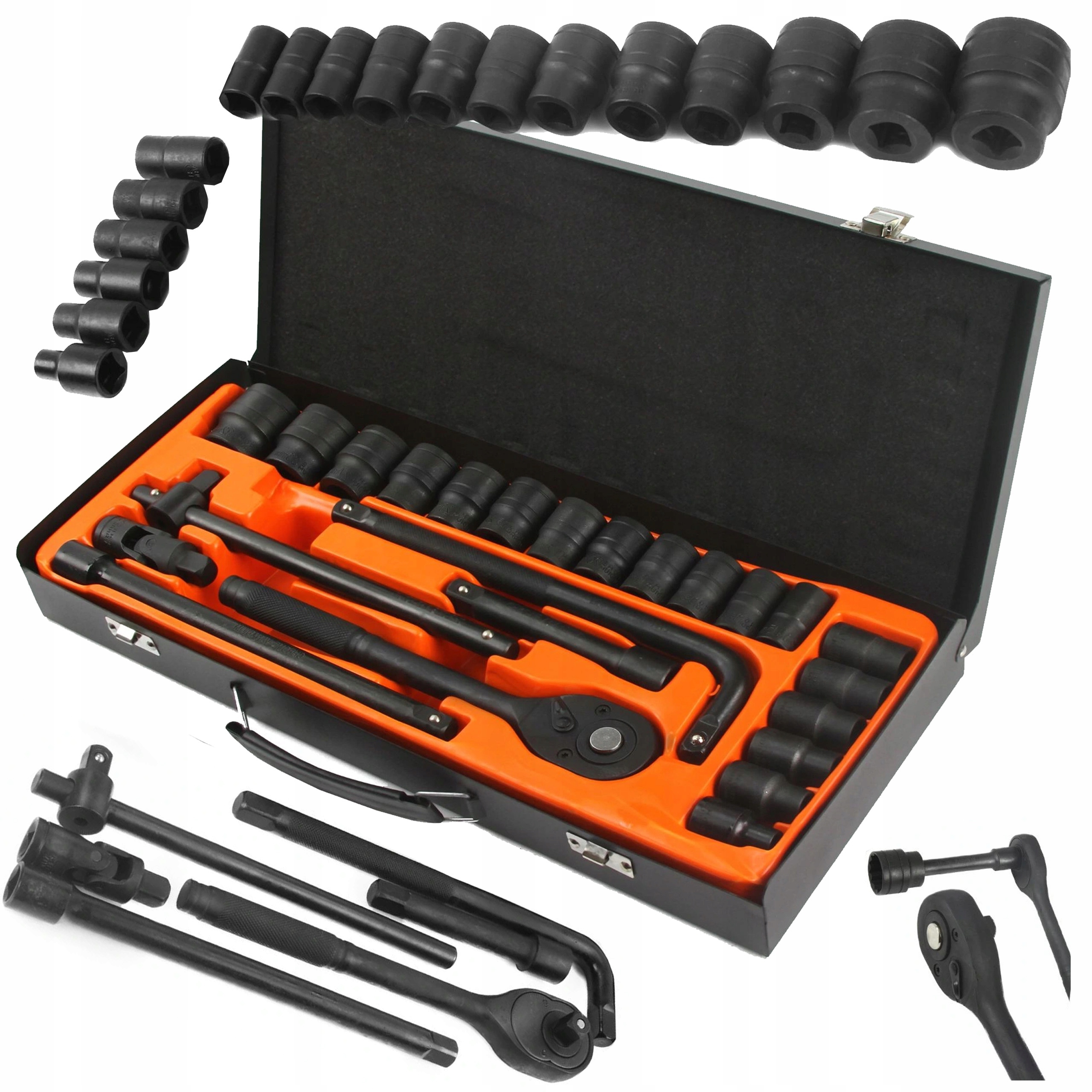 KLUCZE NASADOWE UDAROWE 1/2 24el 12-kąt BJC 8-32MM