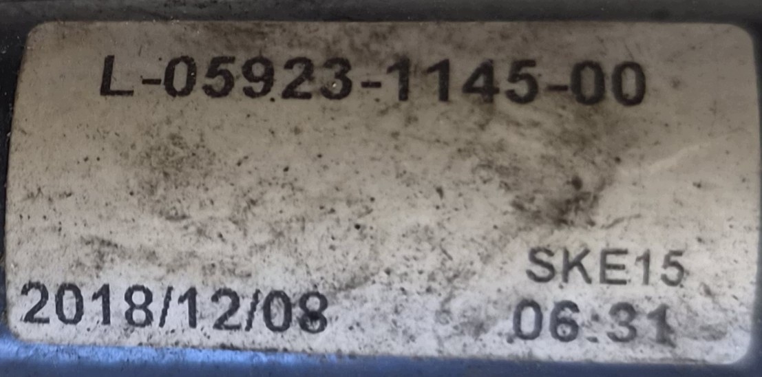 prijenos kvačila L-05923-1145-00 OPEL ASTRA K 1.6CDTI