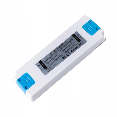 Zasilacz meblowy 72W 12V IP44 6,0A EC20085