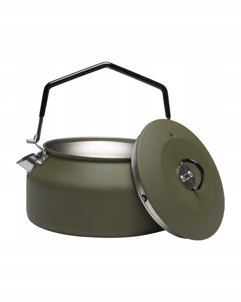 Czajnik turystyczny stalowy Mil-Tec Stainless Steel Tea Kettle 1 l Olive