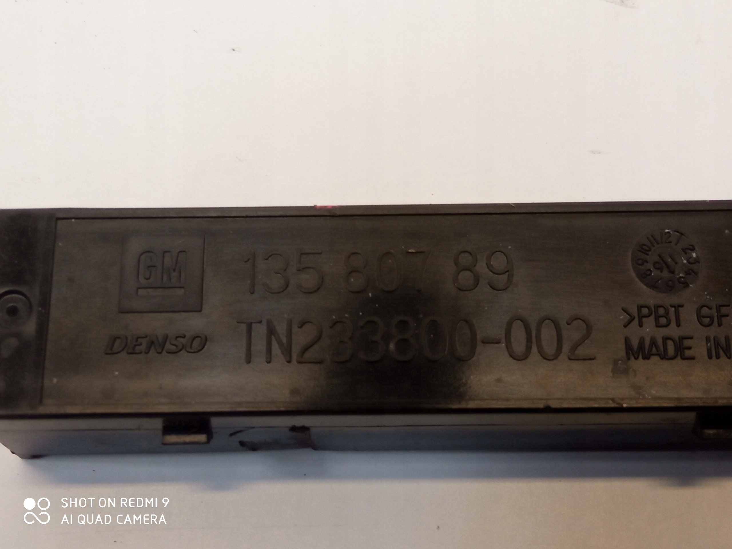 OPEL MOKKA X module sensor aerial KEYLESS 13580789