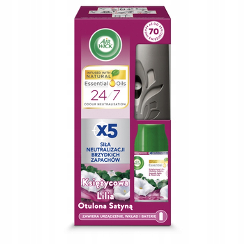 Levně Air wick freshmatic měsíční lilie obalená saténem/satin moon lilly 250 ml