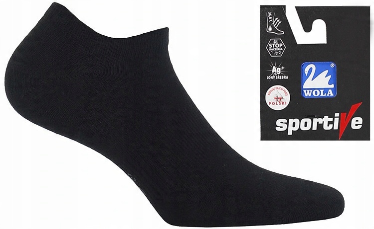 

Wola stopki Ag+ Jony Srebra sportive Czarne# 45-47