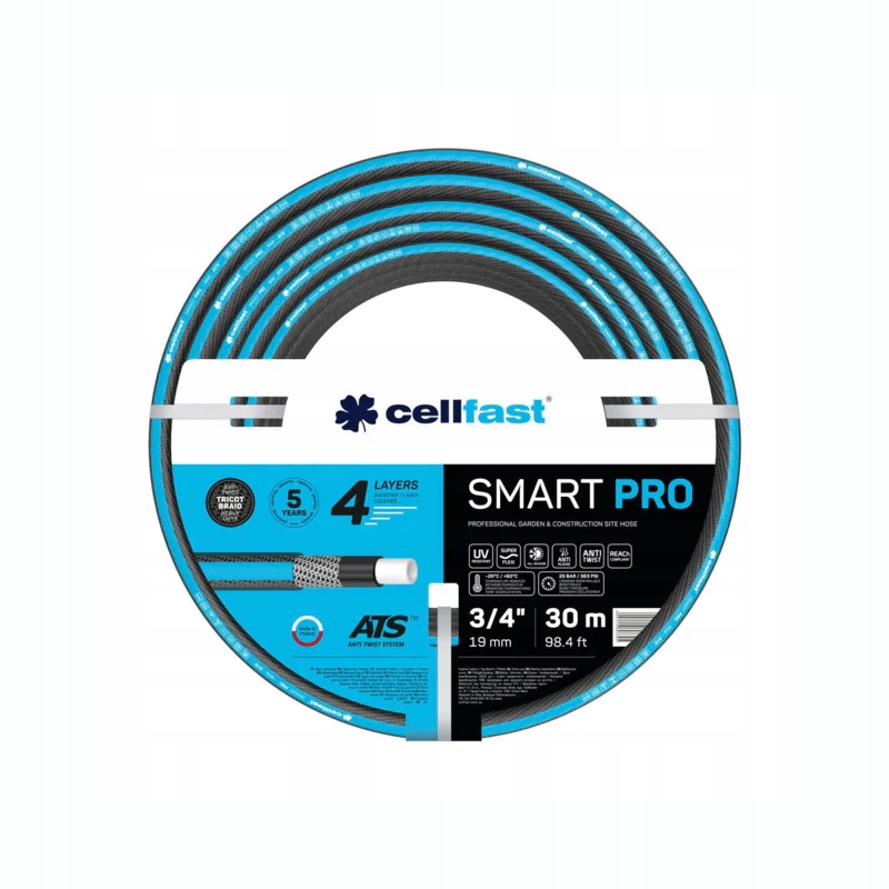 Cellfast Wąż ogrodowy 3/4 Smart Pro Ats 30m 13-421