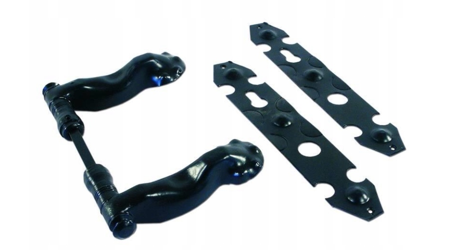 Dveřní klika kovaná ozdobná Nkk 72/klu kwdr:8 mm brány dveří