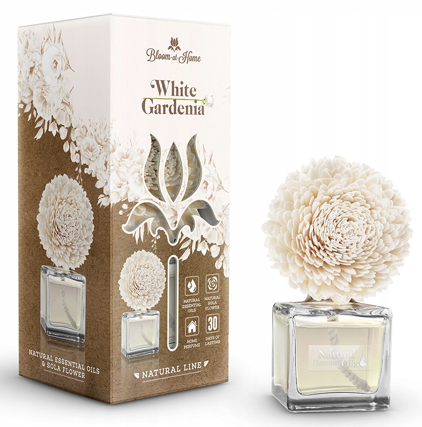 ELIX naturalny zapach do domu BIAŁA GARDENIA kwiat SOLA