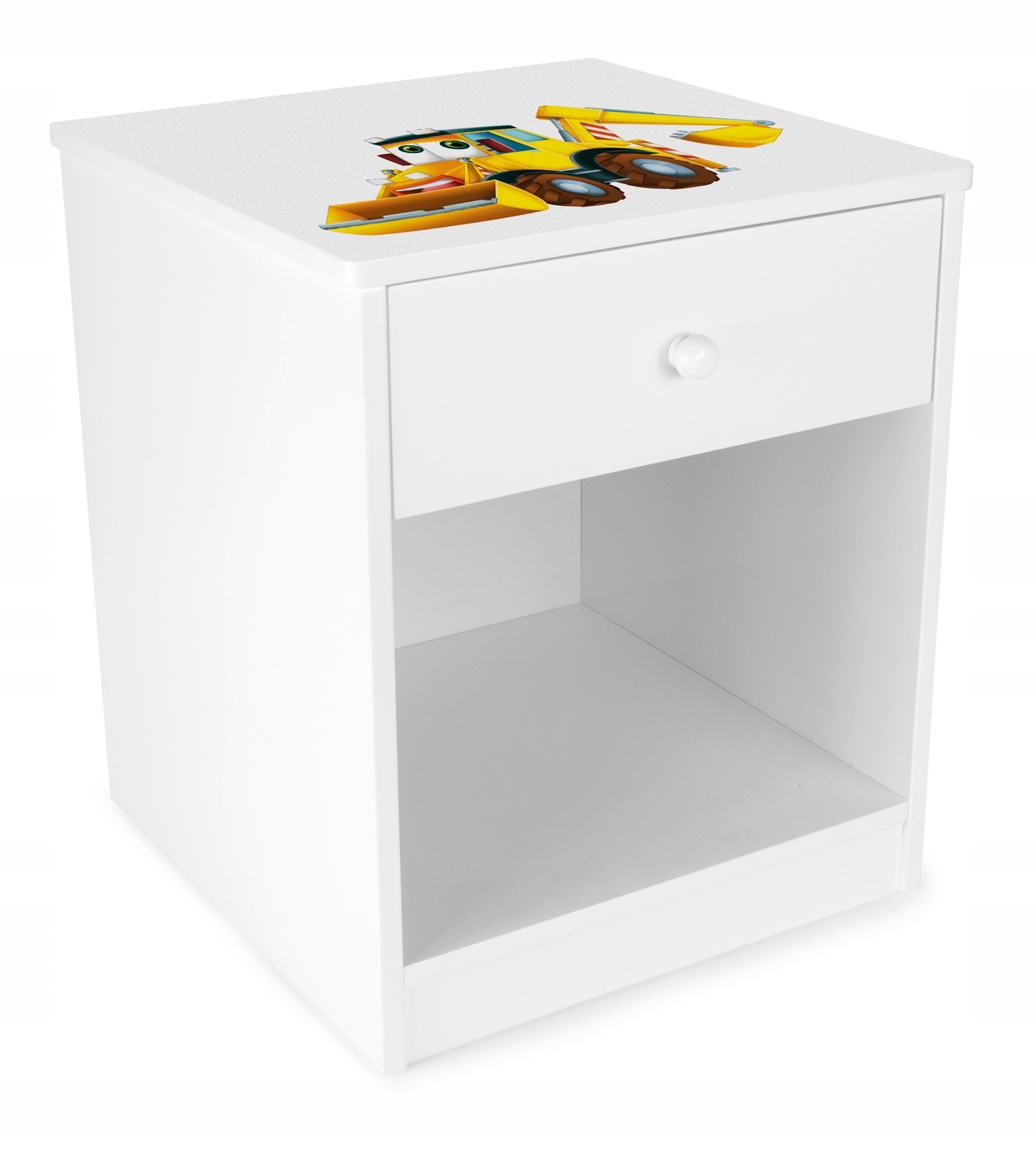 Noční stolek Classic 40 cm s zásuvkou a výklenkem na příslušenství „Pan Bagarka“