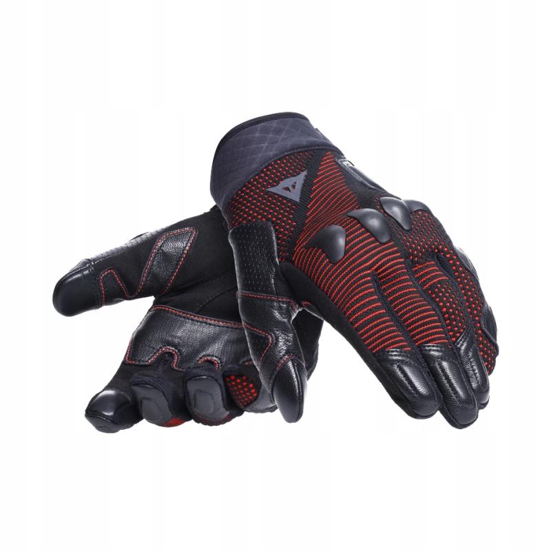 Rukavice Dainese Unruly Ergo-Tek M Čierna/Červená Fluo