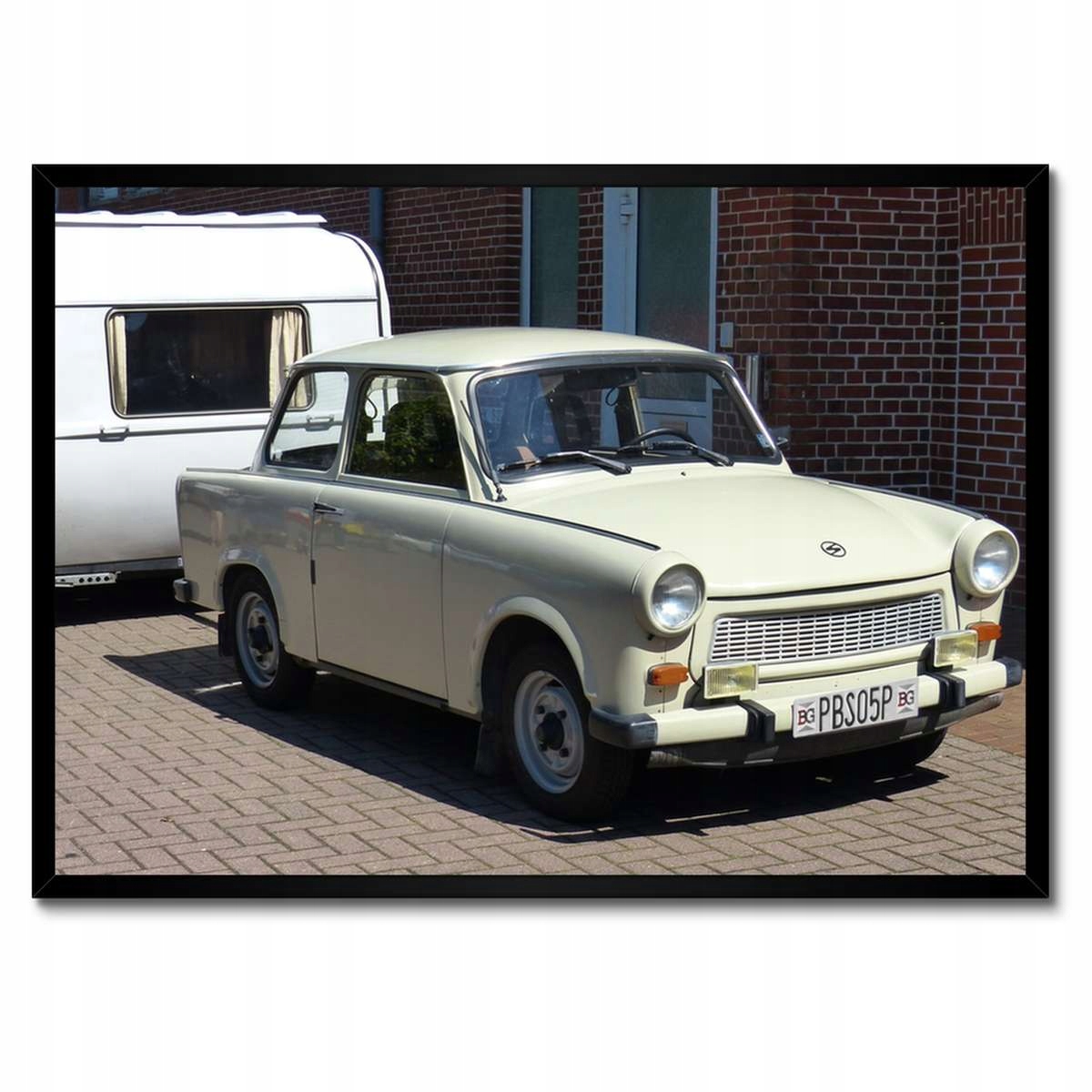 Plakáty v rámu 70x50 Trabant 601 s kempem