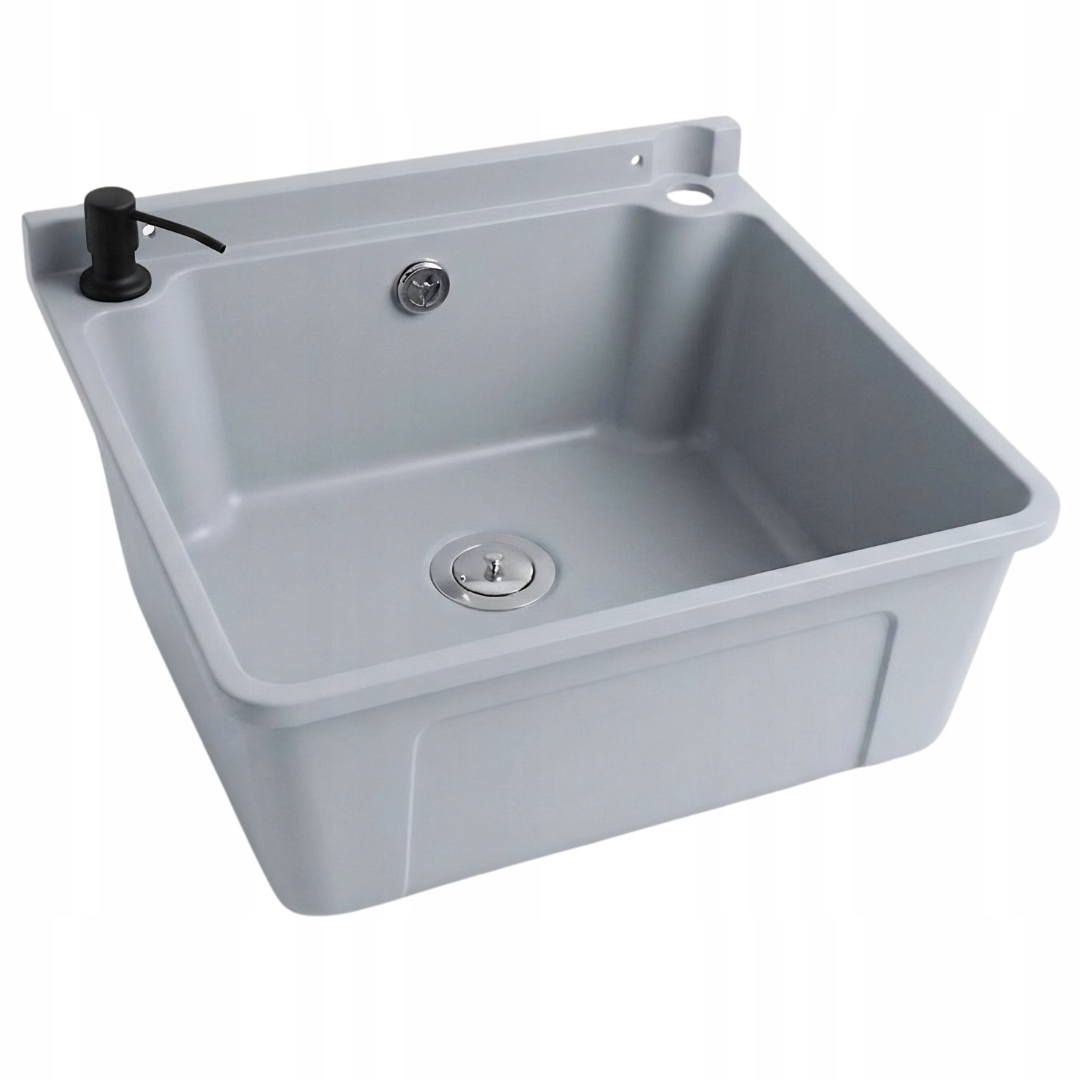 Dřez Hospodářská Komora Šedá Dřez Polypropylen 510x450x210
