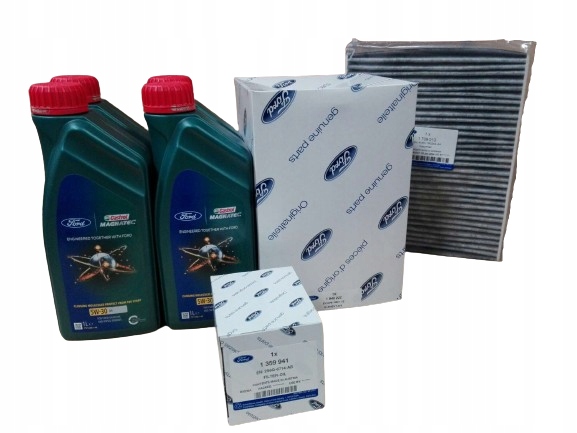 ZESTAW FILTRY + OLEJ FORD FOCUS MK3 1,6 TDCI 2011 - 2020 ORYGINAŁ