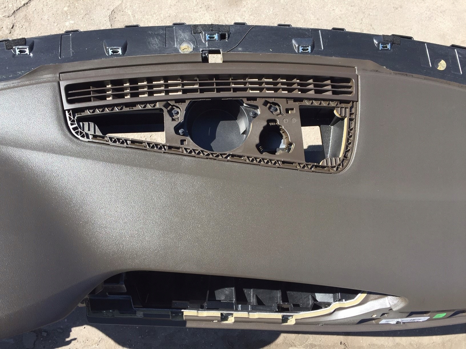 AUDI A6 C7 dashboard instrument panel tension belts airbag KOMPLET