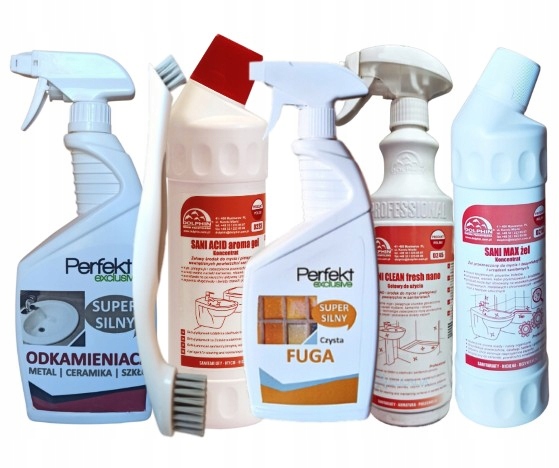 

Płyn Żel Do Wc Szczotka Płyn Do Fug Sani CLEANZest