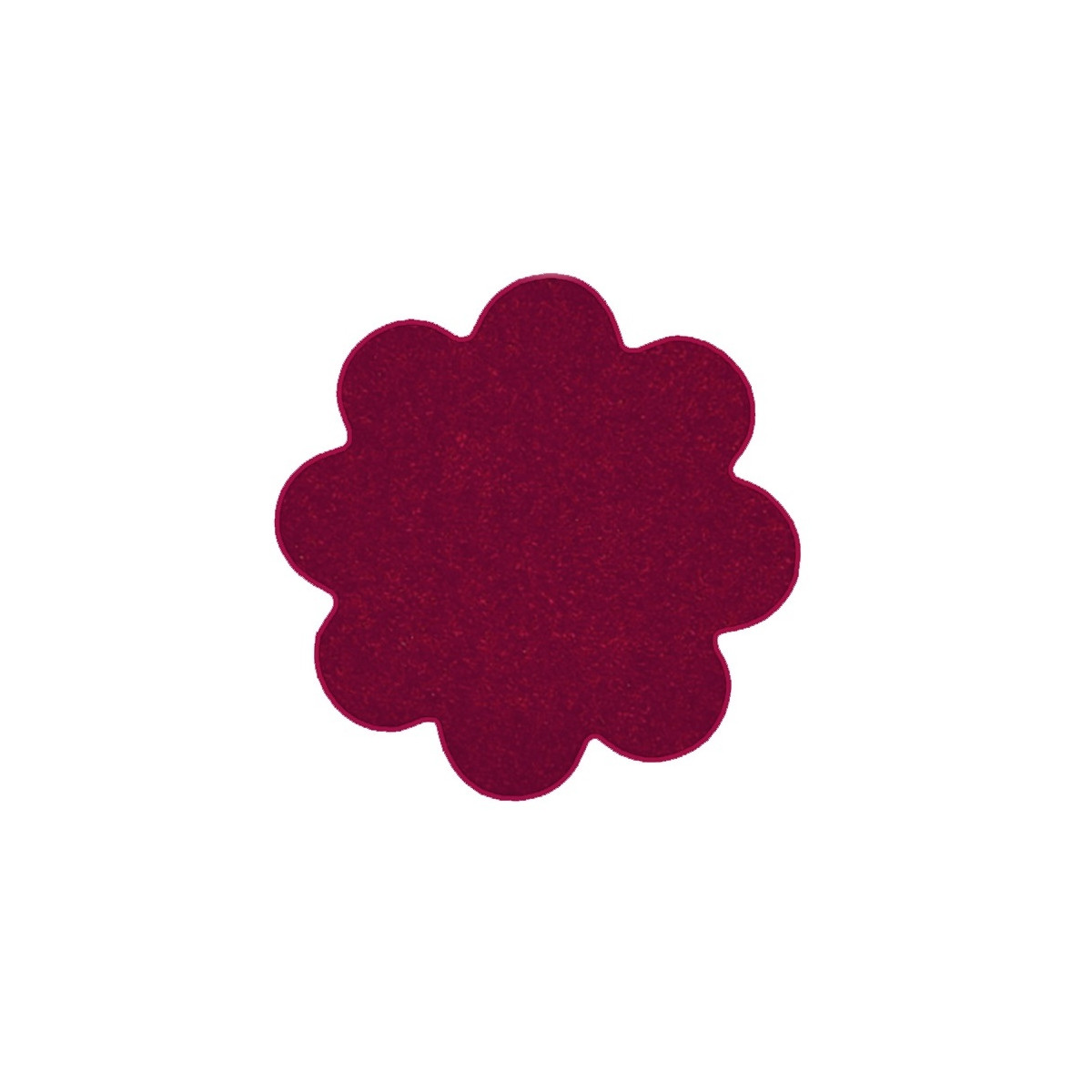 160x160 kytka Kusový koberec Eton vínovo červený kvetina