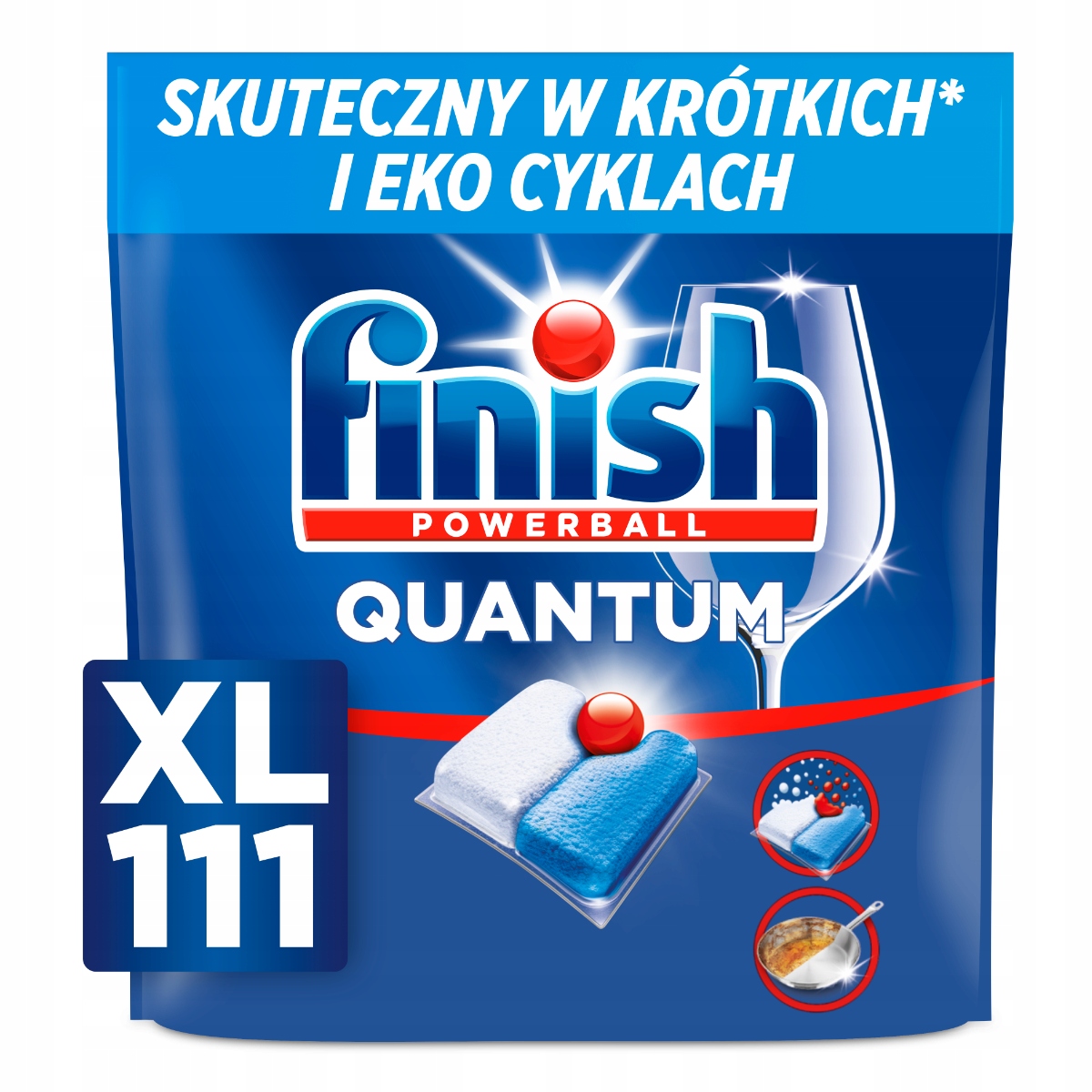 Finish Quantum kapsle do myčky nádobí Mytí nádobí 111 kusů Fresh