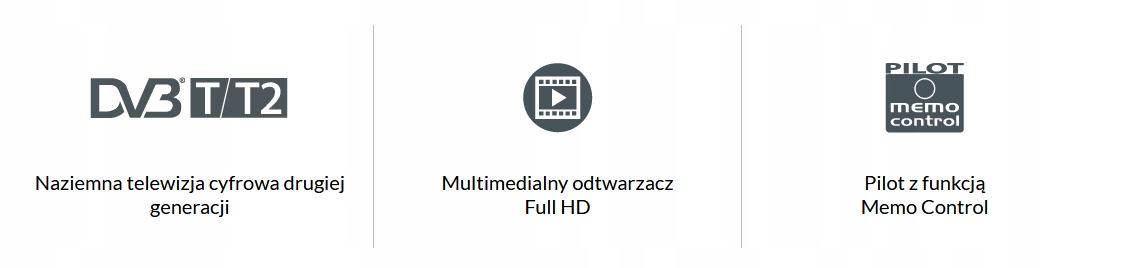 Dekoder tuner DVB-T2 Wiwa H.265 MINI HEVC HD Marka Wiwa