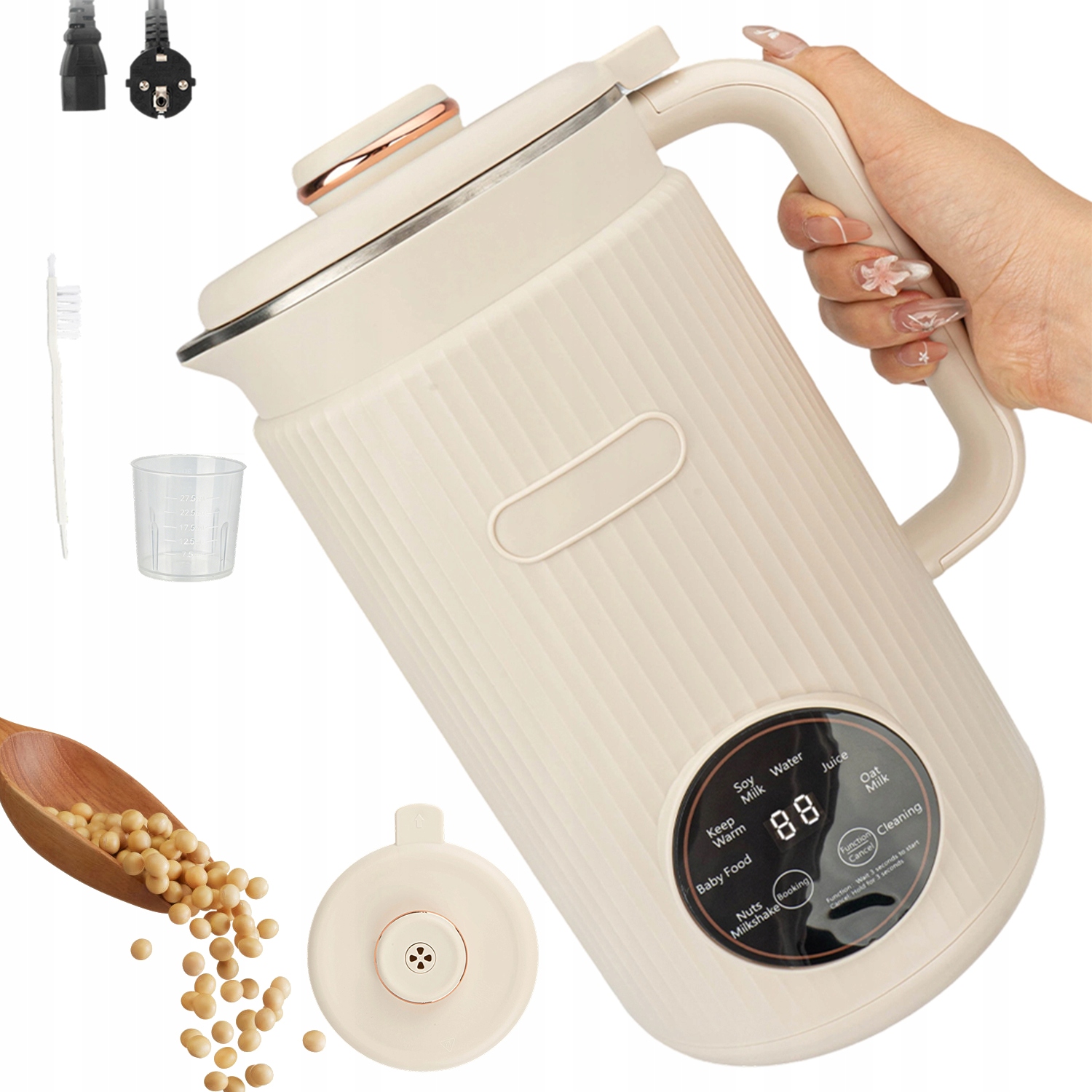 Stroj Na Sójové Mléko 1.2 L 800 W, Nastavení S 12HODINOVOU 8 Funkcí