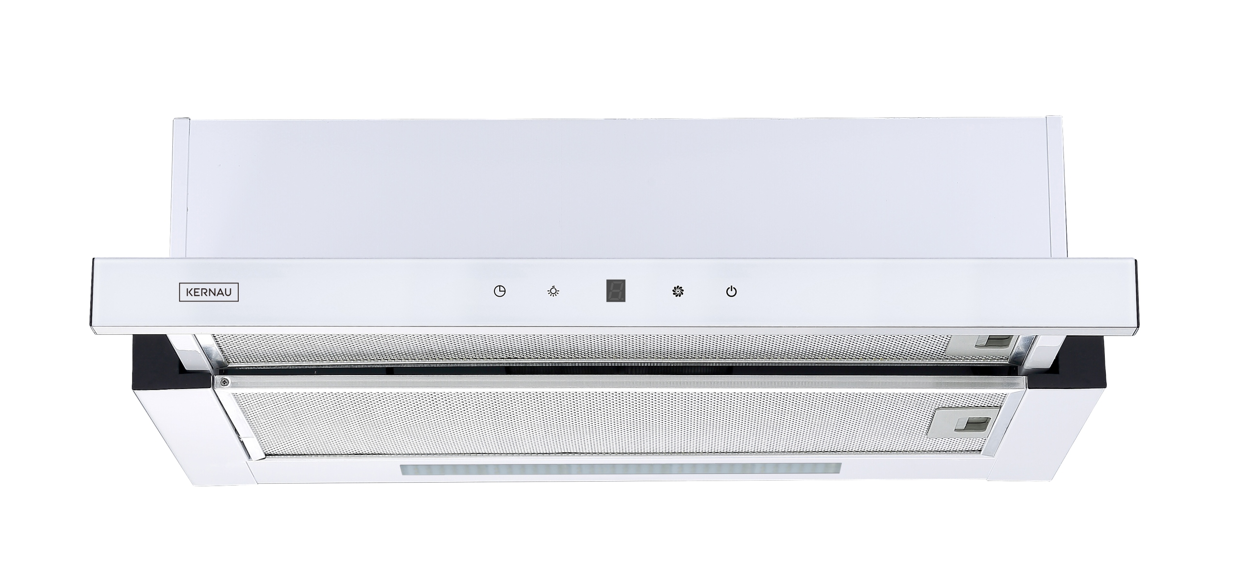 Okap teleskopowy Kernau Kth 10.360 W Glass 402 m3/h Wyciąg Pochłaniacz Led