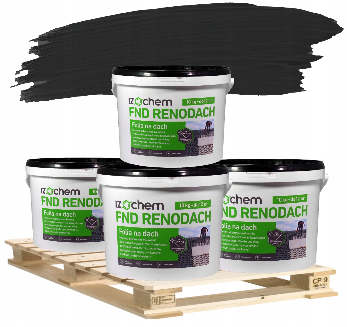 FOLIA W PŁYNIE PAPA W PŁYNIE RENODACH GRAFIT 50 KG BEZPIECZNY TRANSPORT