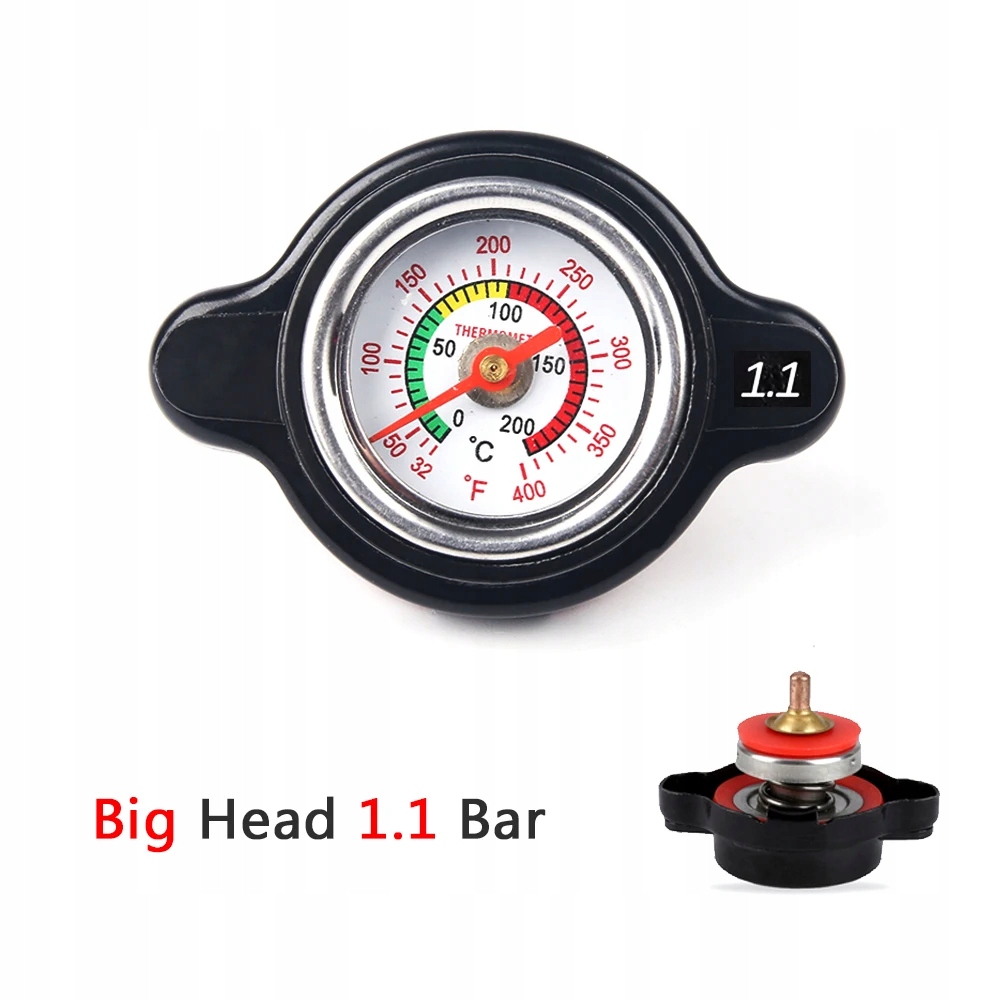 HONDA YAMAHA KAWASAKI SUZUKI Korek Chłodnicy Ze Wskaźnikiem Termometrem 1.1