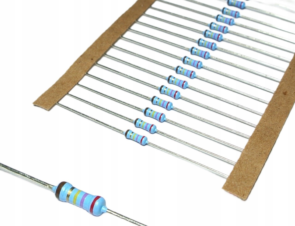 27.4R 0.6W 1% Rezystor Metalizowany MBB0207 Vishay 27R4 [50szt]