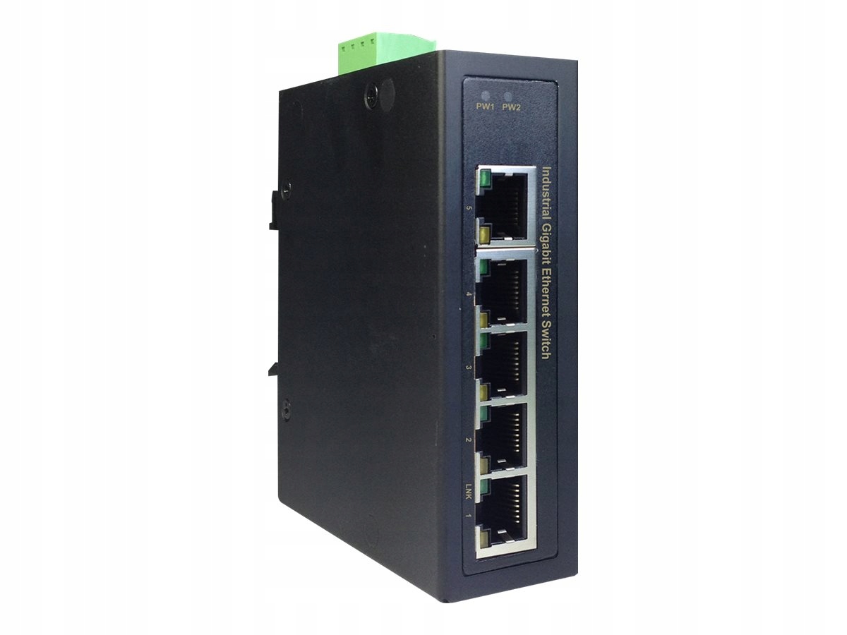 Digitus Industrial 5 Port Gigabit Switch DN-651107 Unmanaged Din rail
