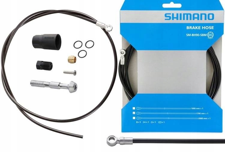Przewód Hydrauliczny Shimano SM-BH90-SBM Xtr Xt Slx, 1700mm Oryginał