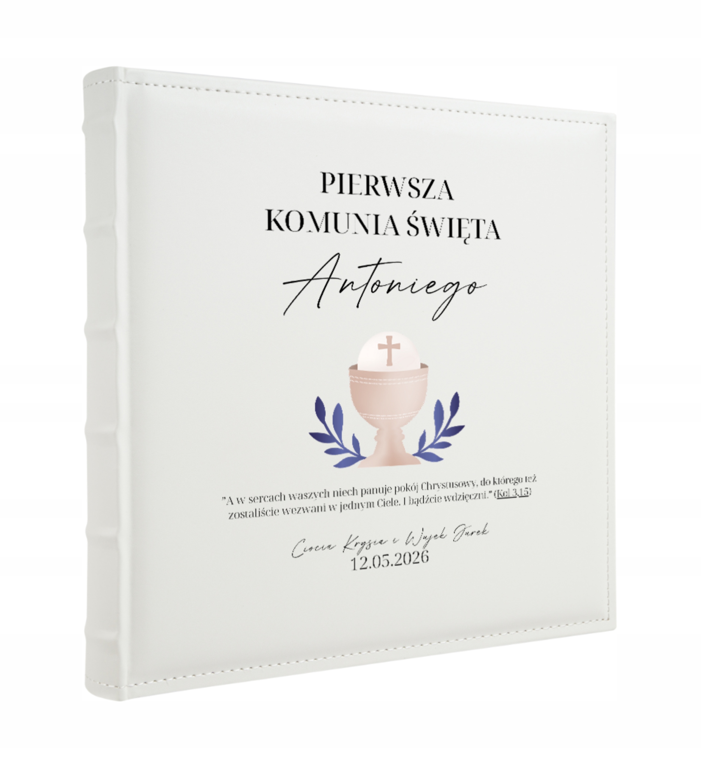 K Prvnímu Svatému Přijímání album pro zasouvací fotografie 500 fotografií, barevné 10x15 Personalizace