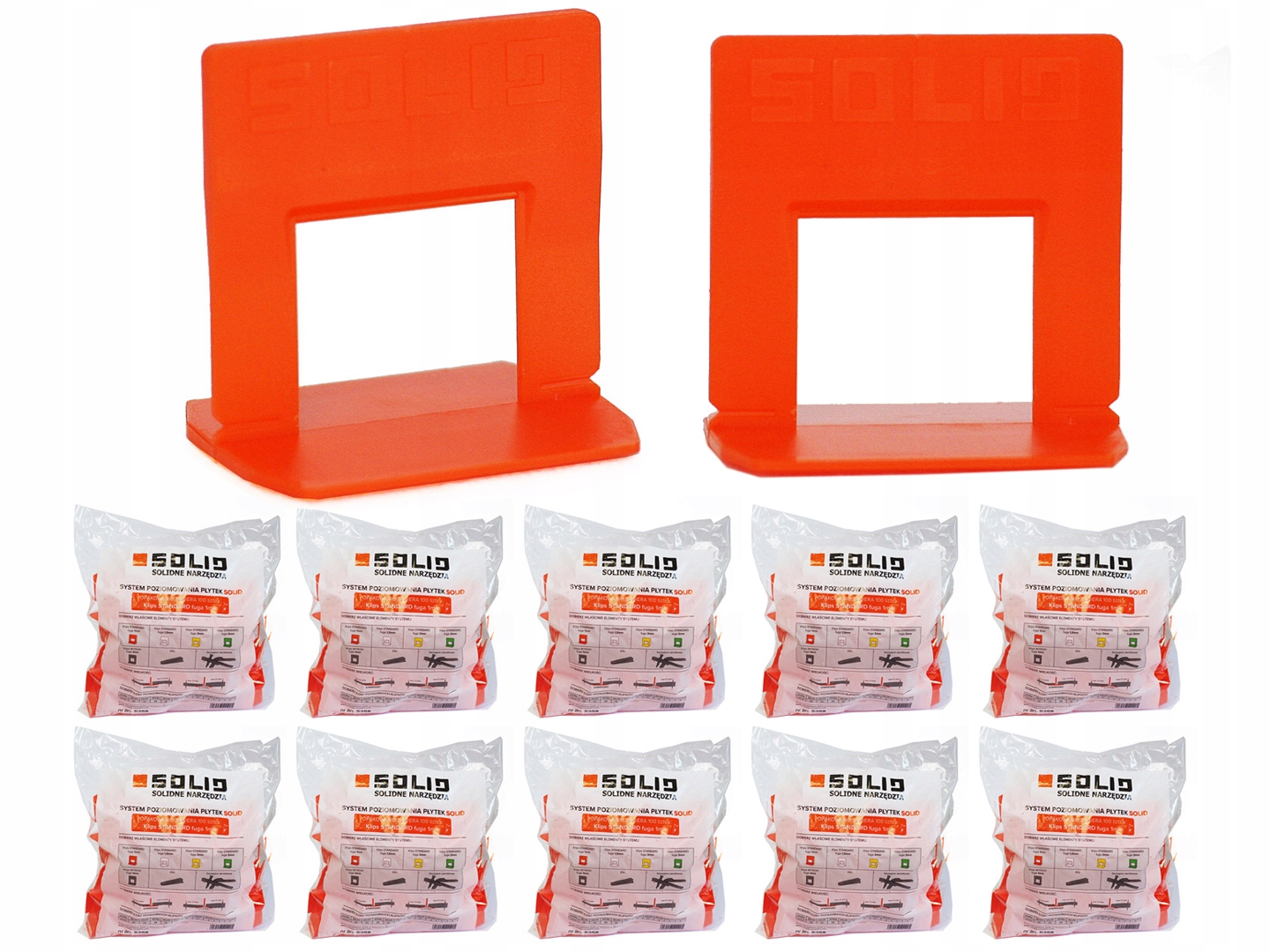

Solid System Poziomowania Płytek Klipsy 1mm 1000sz