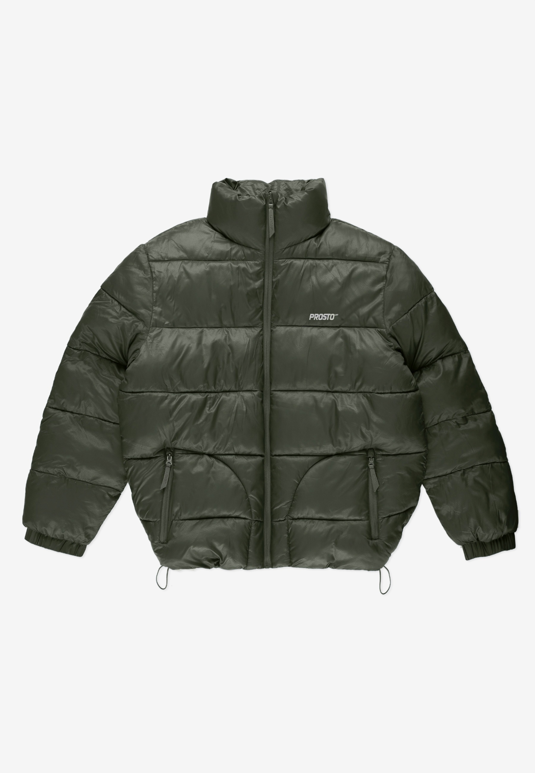 Męska oliwkowa kurtka zimowa Prosto Puffer Void-9 XL