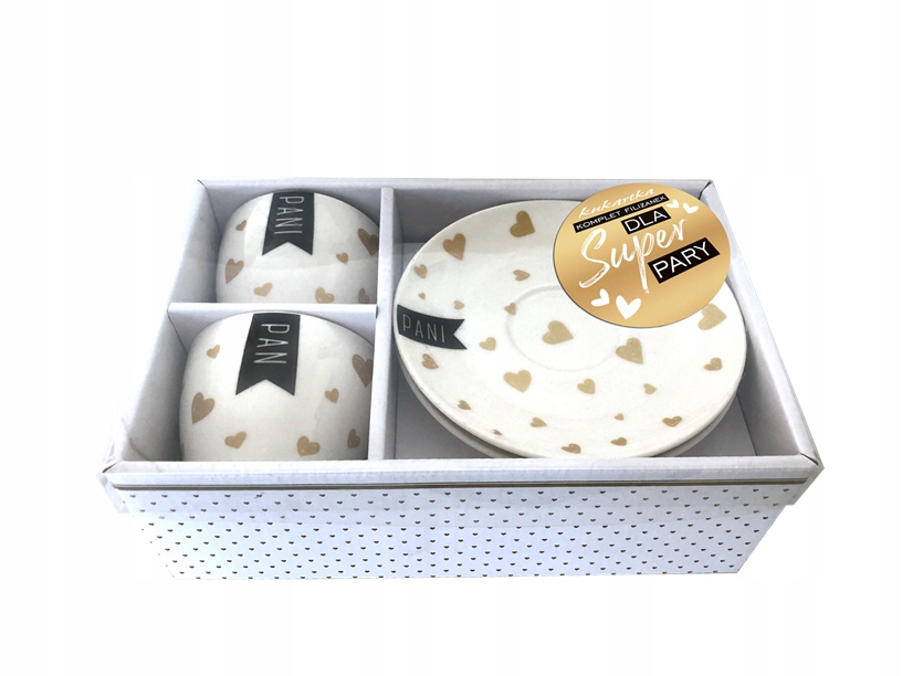 

Zestaw prezentowy Filiżanki dla Pary!