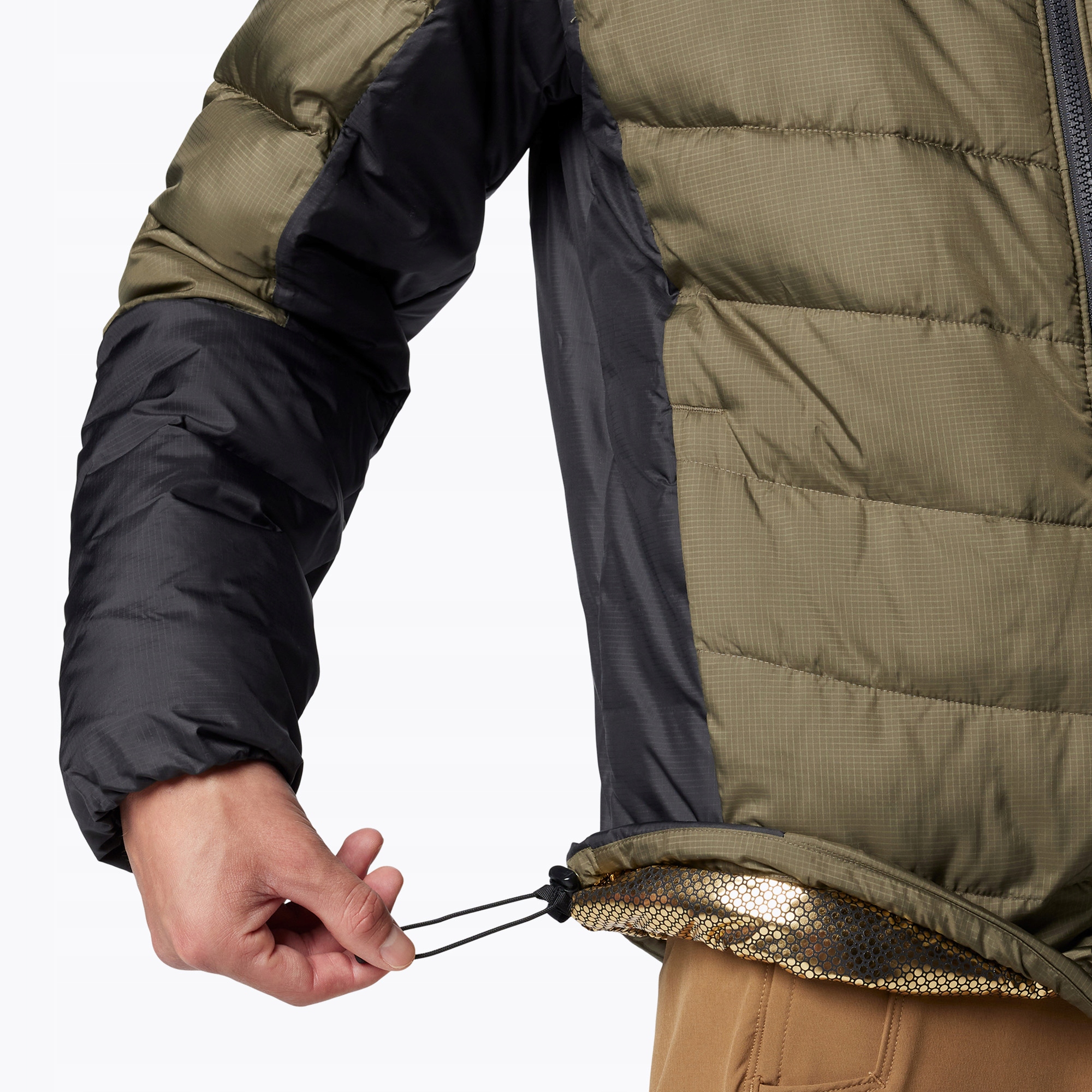 Kurtka puchowa męska Columbia Labyrinth Loop II stone green/ shark S