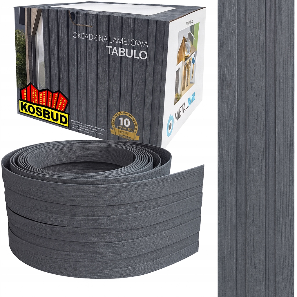 Lamelový Obklad Lamele Kosbud Tabulo Grafit Antracit – 10 Let Grarance