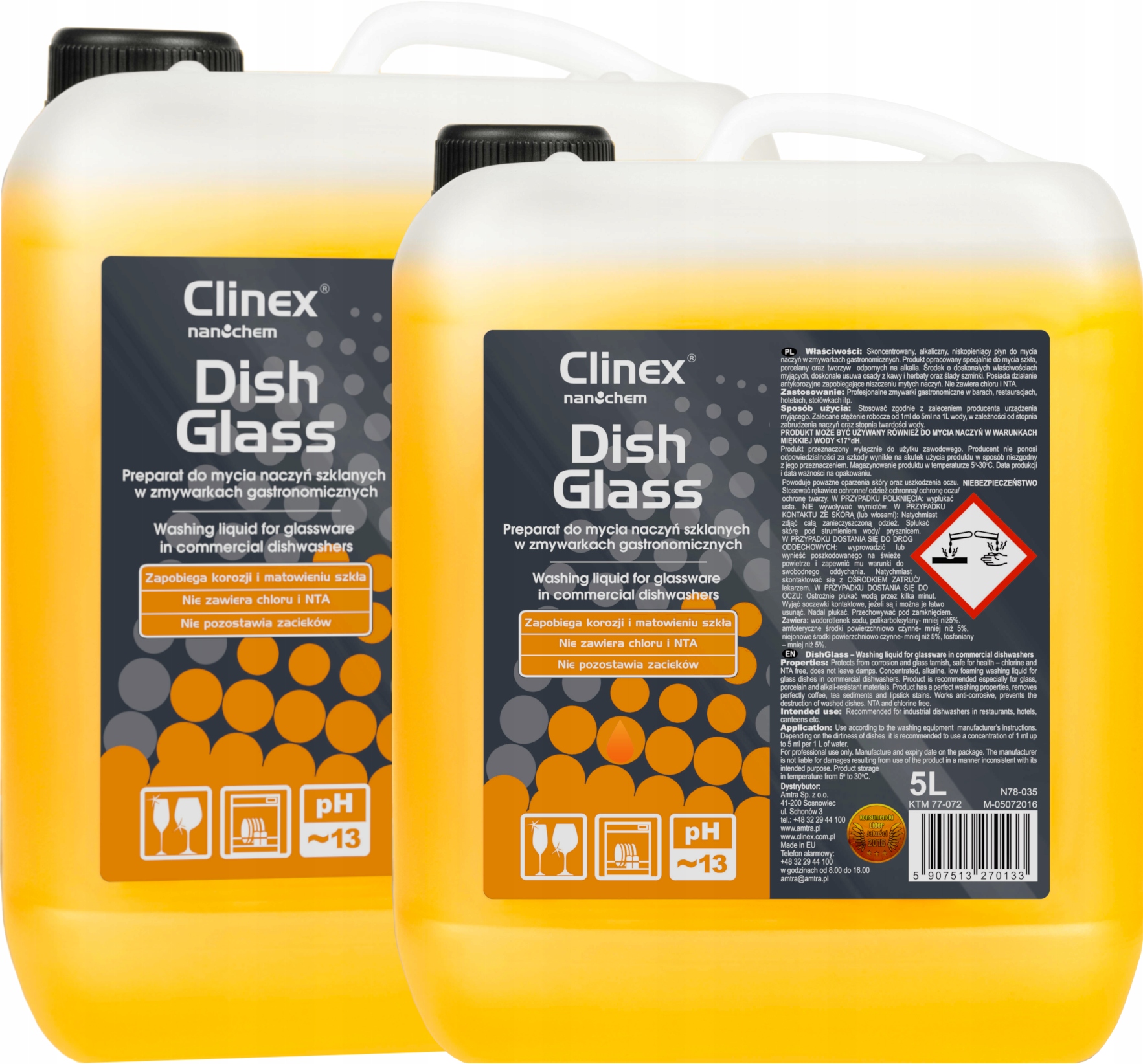 

Clinex DishGlass do zmywarek, naczyń szklanych 10L