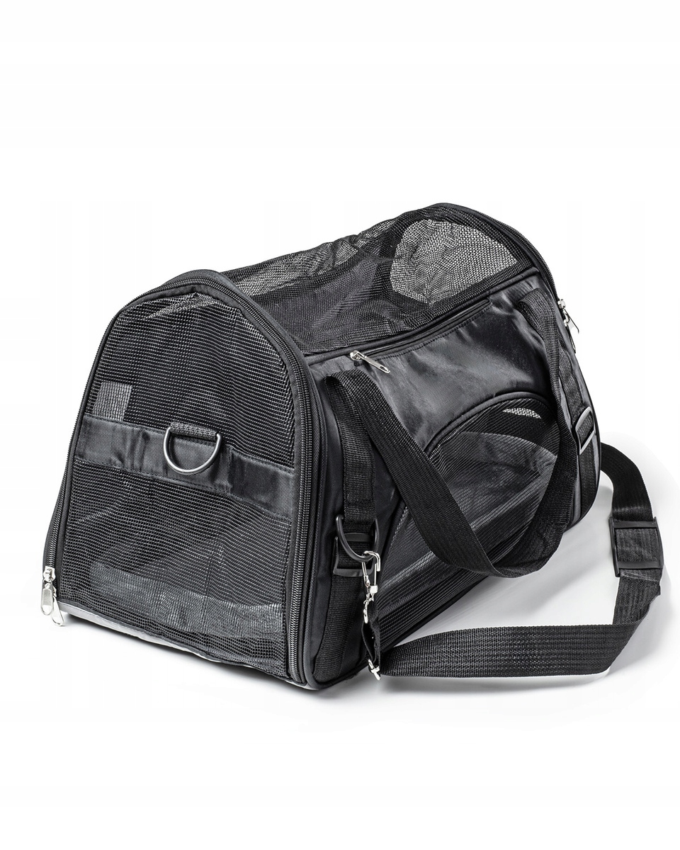 Přepravka pro zvířata s měkkou podložkou, cestovní taška přes rameno