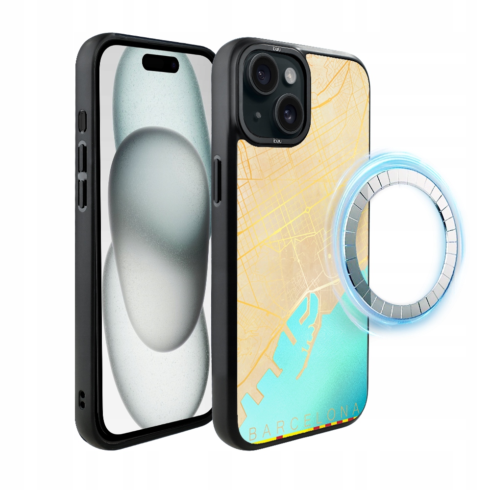 Pouzdro Ibizu DropGuard Matt iPhone 15 s MagSafe, Barcelona