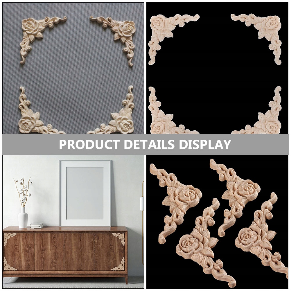 DREWNIANE LISTWY DEKORACYJNE RZEŻONE DRZWI Z DREWNA Liczba elementów w zestawie 1 szt.