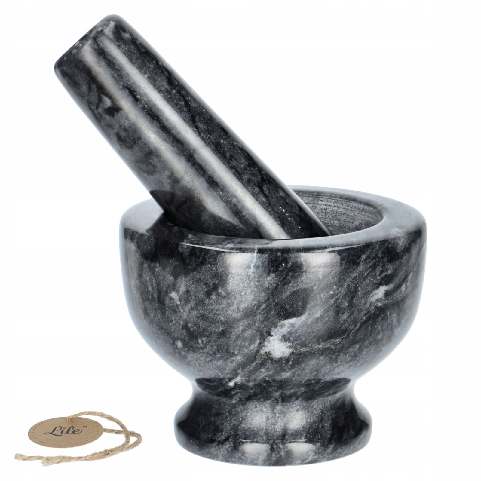 

Moździerz kuchenny kamienny marmurowy do przypraw