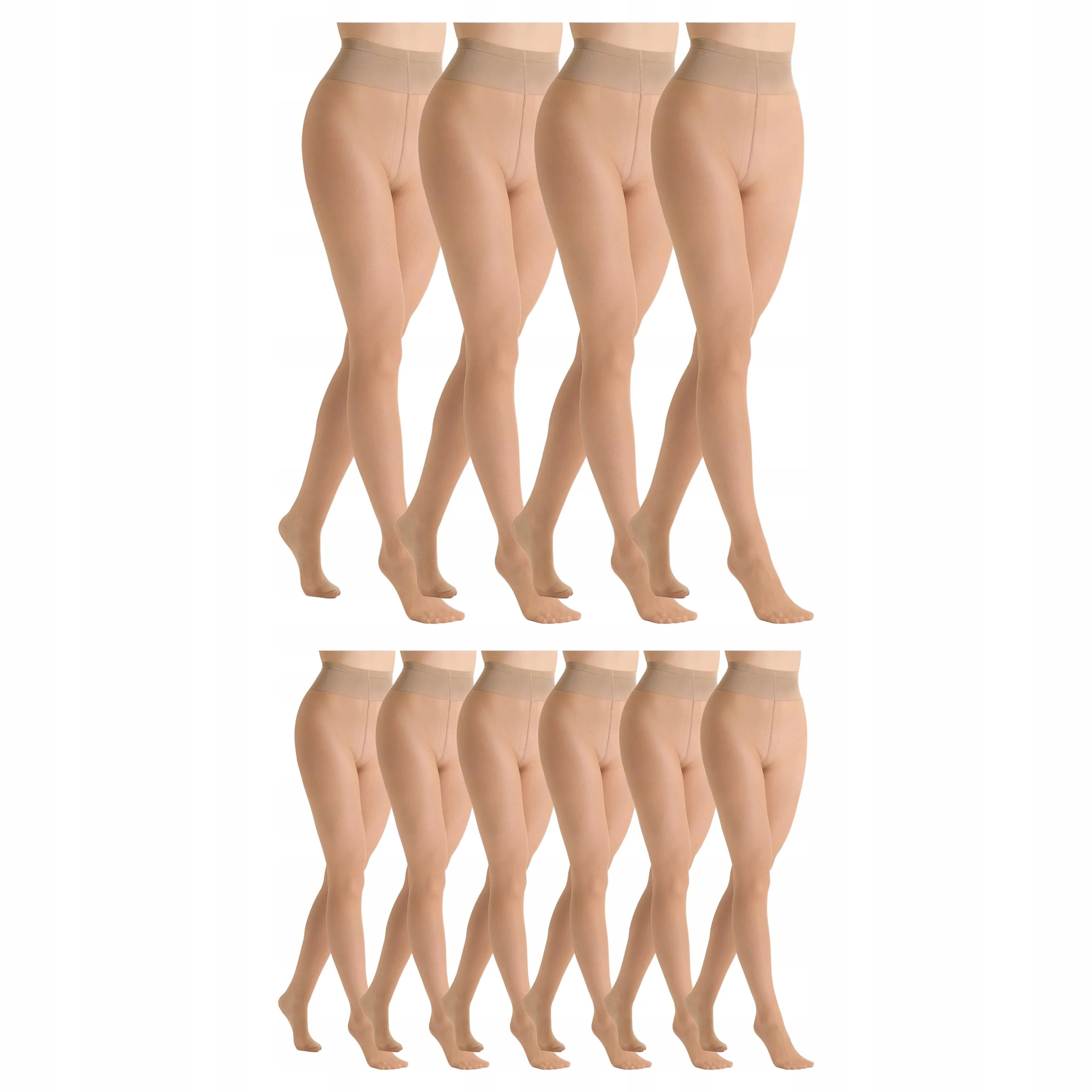 10 x Punčocháče hladké Exclusive Silk 15 den Marilyn Visone 1/2