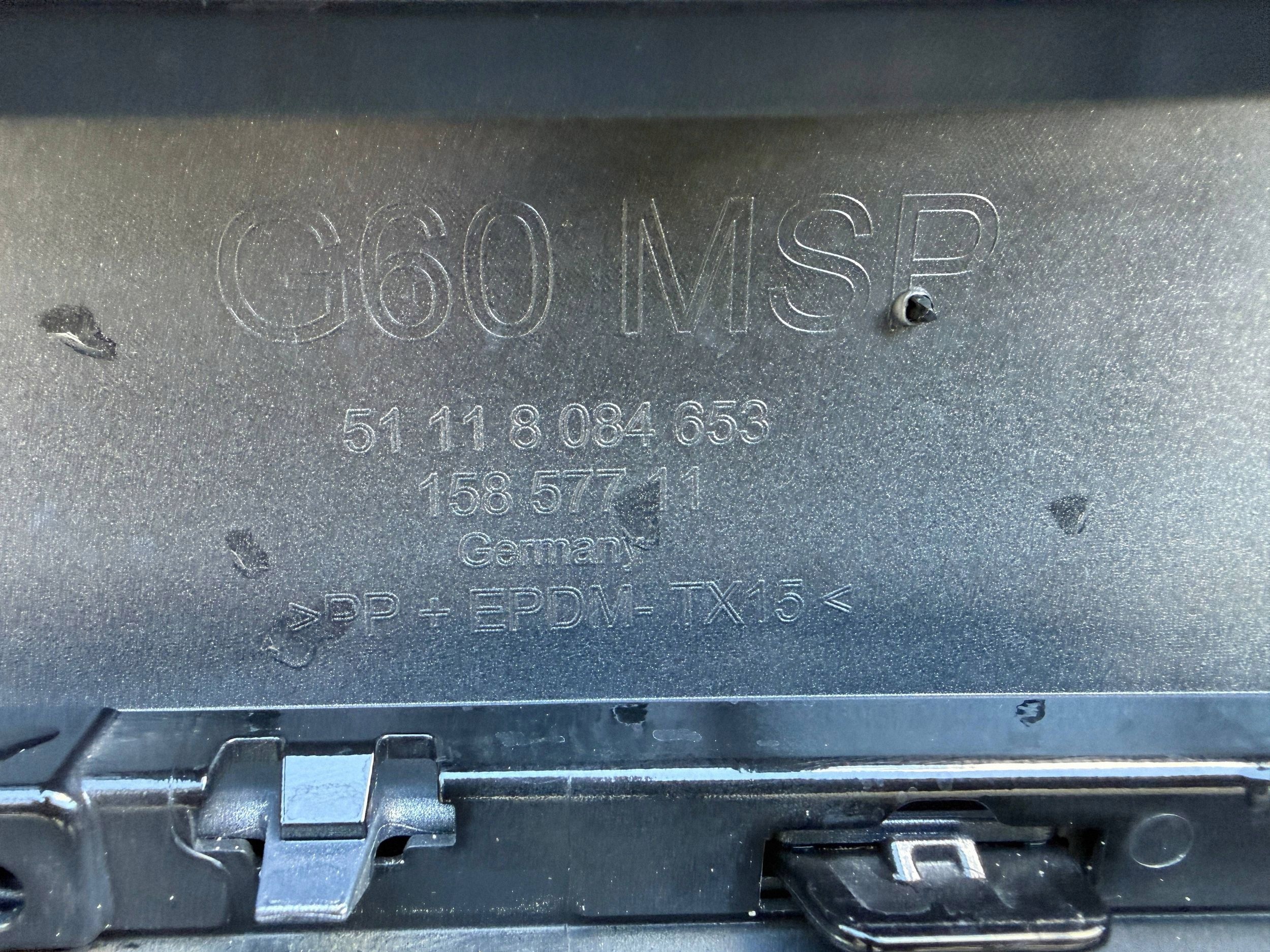 Bmw 5 G60 G61 M pakiet bumper front front