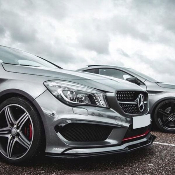 PRZEDNI SPLITER MERCEDES C117 CLA AMG PAKIET BLACK Producent części Inny